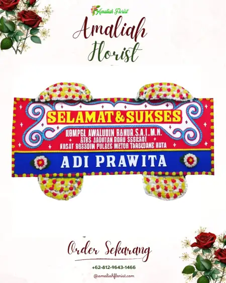 Papan Bunga Ucapan Selamat Betahwalang