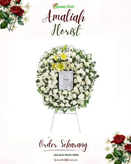 Krans Bunga Duka Betahwalang